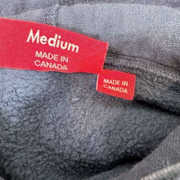 Supreme Arc Hoodie Mens Medium Blue Long-Sleeve Drawstrings Pullover Spellout - Picture 6 of 10